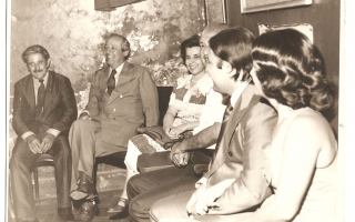 'Reunião vendo-se Chico Raimundo, Dora Falco, Binga entre outros 1960 a 1979