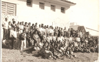 'Encontro de Dirigentes do Cursilho de Cristandade em 10-11-1974 no Educandário Dom Alexandre. '1974 a 1974