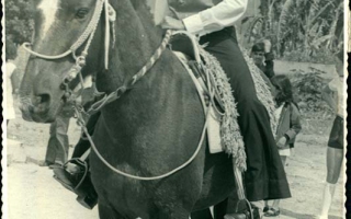 Geraldo do Irací a cavalo 1970 a 1979
