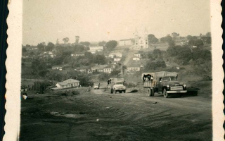 Vista da cidade não identificada.' década de 40