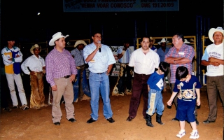 Paulinho da Corresolo, Geraldo Barbosa Leão Júnior, Cícero Coimbra Leão, Digo Ribeiro de Andrade, Sinval Alvares Cordeiro. Todos na arena década de 80